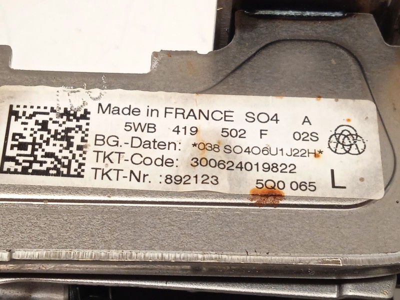 Recambio de columna direccion para cupra leon (kl1, ku1, kug) 1.5 tsi referencia OEM IAM 5WB419502F  