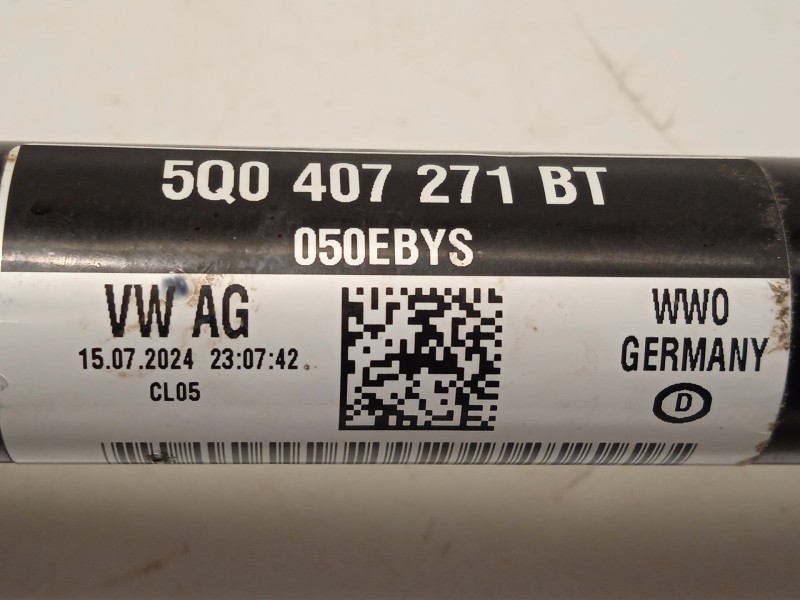 Recambio de transmision delantera izquierda para cupra leon (kl1, ku1, kug) 1.5 tsi referencia OEM IAM 5Q0407271BT  