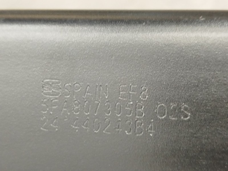 Recambio de refuerzo paragolpes trasero para seat leon (kl1, klg) 1.0 tsi mild hybrid referencia OEM IAM 5FA807305B  