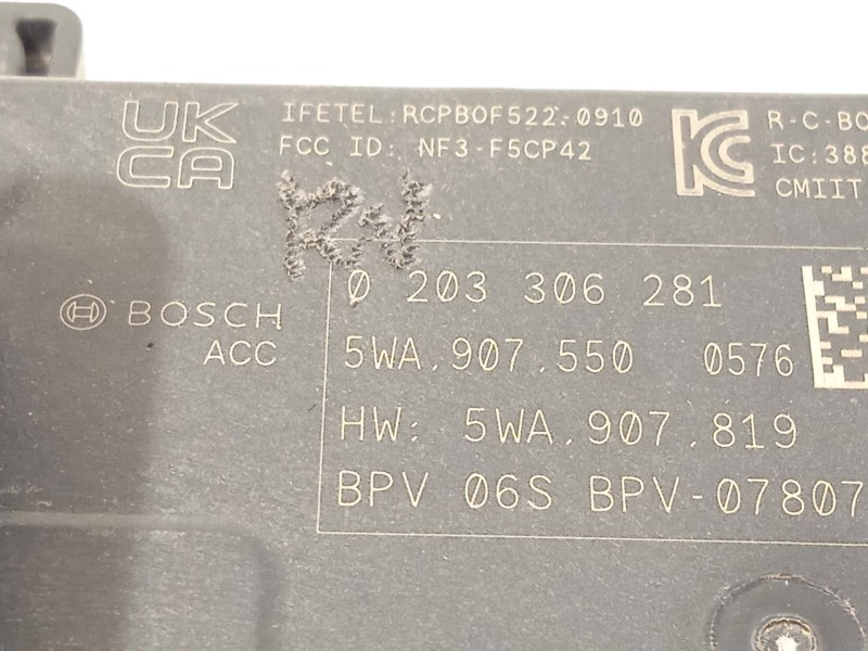 Recambio de modulo electronico para cupra leon (kl1, ku1, kug) 1.5 tsi referencia OEM IAM 5WA907550  0203306281