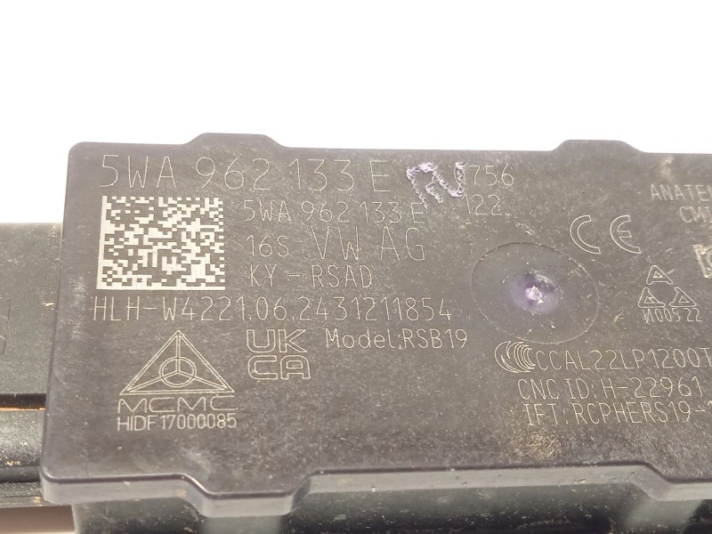 Recambio de antena para cupra leon (kl1, ku1, kug) 1.5 tsi referencia OEM IAM 5WA962133E  