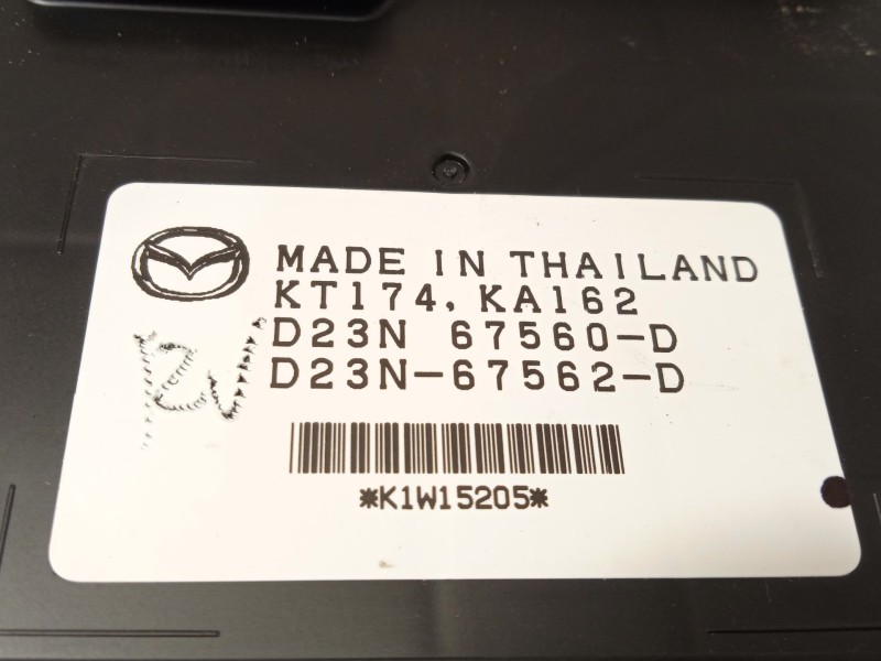 Recambio de modulo electronico para mazda cx-3 (dk) 2.0 skyactiv-g referencia OEM IAM D23N67560D D23N67562D 