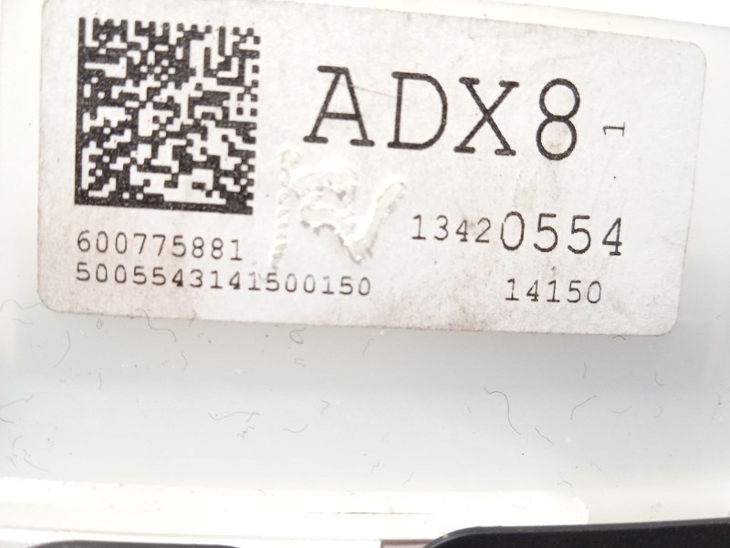 Recambio de cuadro instrumentos para opel meriva b monospace (s10) 1.6 cdti (75) referencia OEM IAM 13420554  