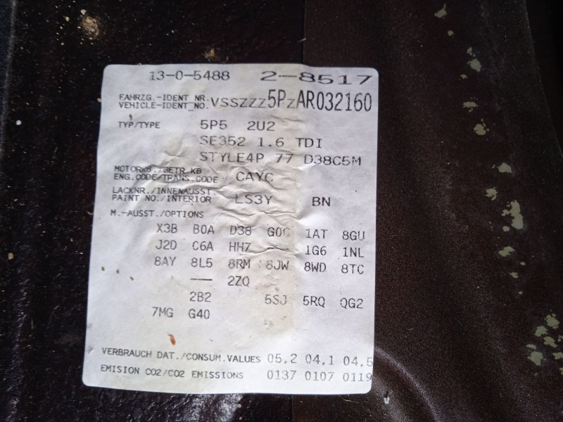 seat altea xl (5p5, 5p8) del año 2010