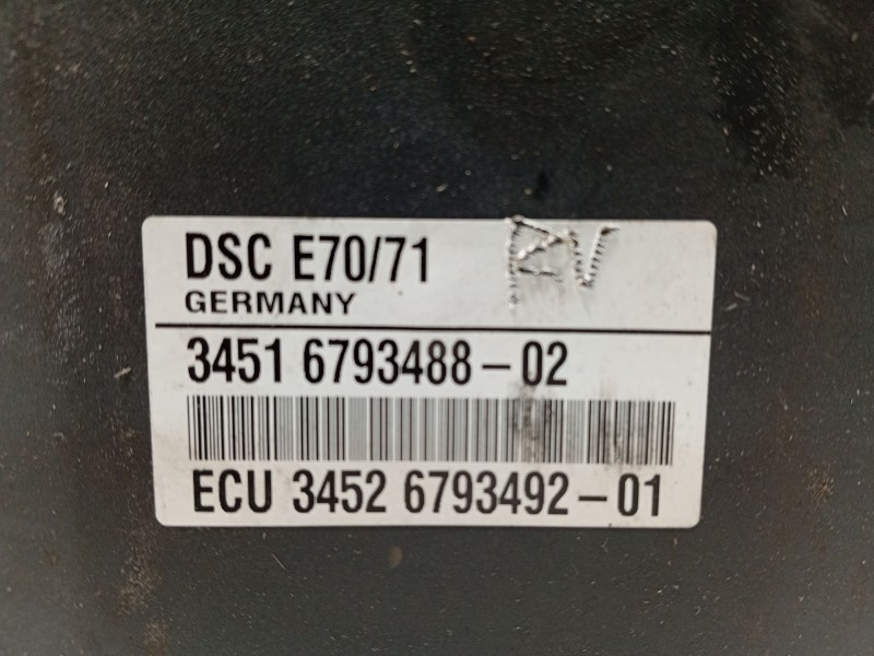 Recambio de abs para bmw x5 (e70) xdrive 40 d referencia OEM IAM 34516780126 0265250347 34516793488