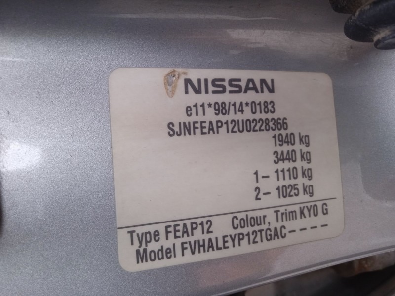 nissan primera (p12) del año 2005
