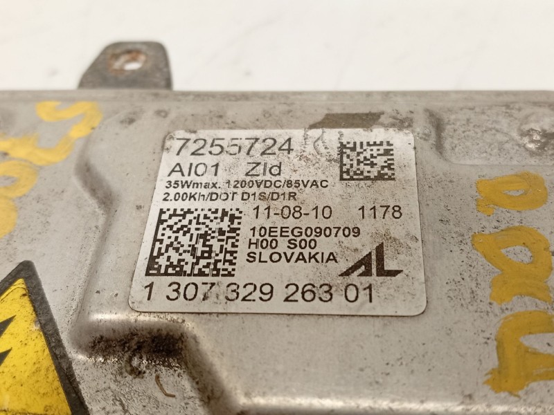 Recambio de centralita faros xenon para bmw x5 (e70) xdrive 40 d referencia OEM IAM 7255724 63117356250 130732926301