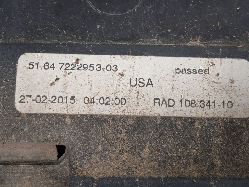 Recambio de rejilla aireadora para bmw x5 (e70) xdrive 40 d referencia OEM IAM 51647222953  