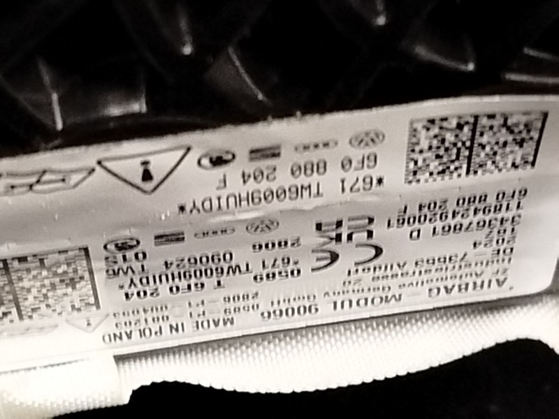 Recambio de kit airbag para seat arona (kj7, kjp) 1.0 tsi referencia OEM IAM 6F1857005HAIZ 6F0880204F 6F0880201APMNC