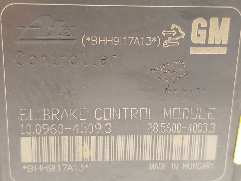 Recambio de abs para opel astra j (p10) 1.7 cdti (68) referencia OEM IAM 13332612 28560040033 10020604084