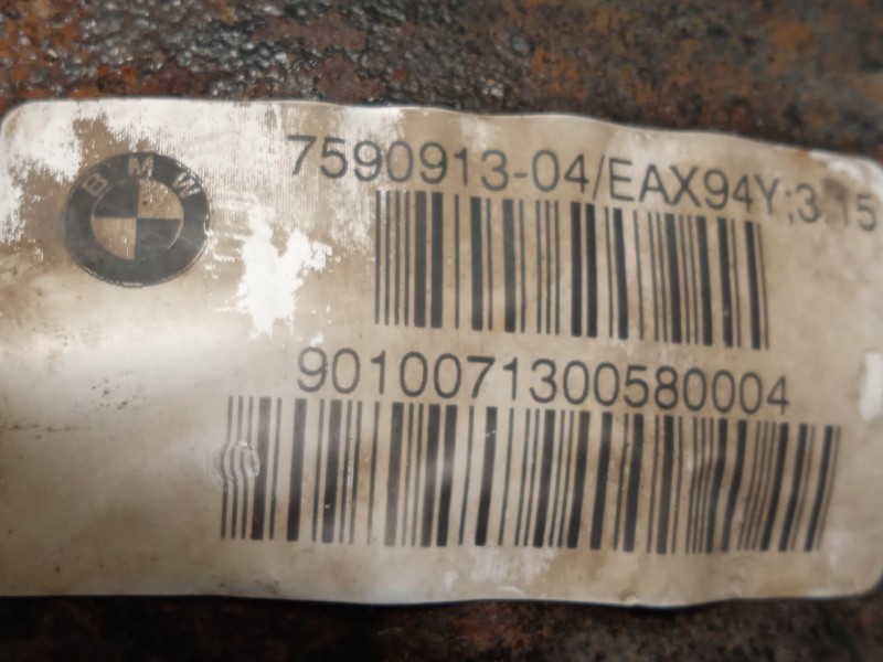 Recambio de diferencial trasero para bmw x5 (e70) xdrive 40 d referencia OEM IAM 7590913 33107590913 33107590914