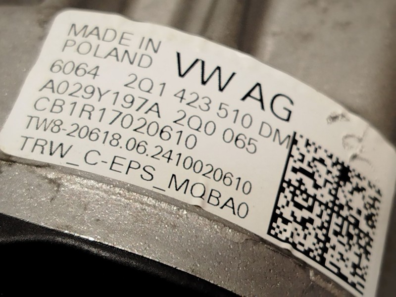 Recambio de columna direccion para seat arona (kj7, kjp) 1.0 tsi referencia OEM IAM 2Q1423510DM 2Q1909144AM 