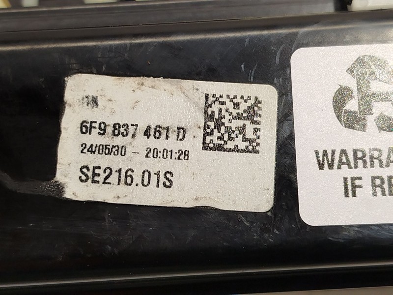 Recambio de elevalunas delantero izquierdo para seat arona (kj7, kjp) 1.0 tsi referencia OEM IAM 6F9837461D 2Q1959405G 