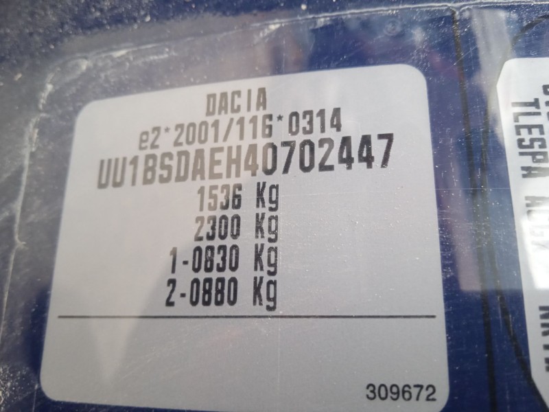 dacia sandero del año 2008