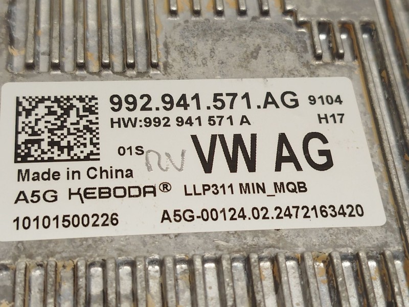 Recambio de centralita led derecha para seat arona (kj7, kjp) 1.0 tsi referencia OEM IAM 992941571AG  