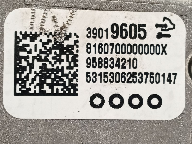 Recambio de modulo electronico para opel astra k (b16) 1.6 cdti (68) referencia OEM IAM 39019605  