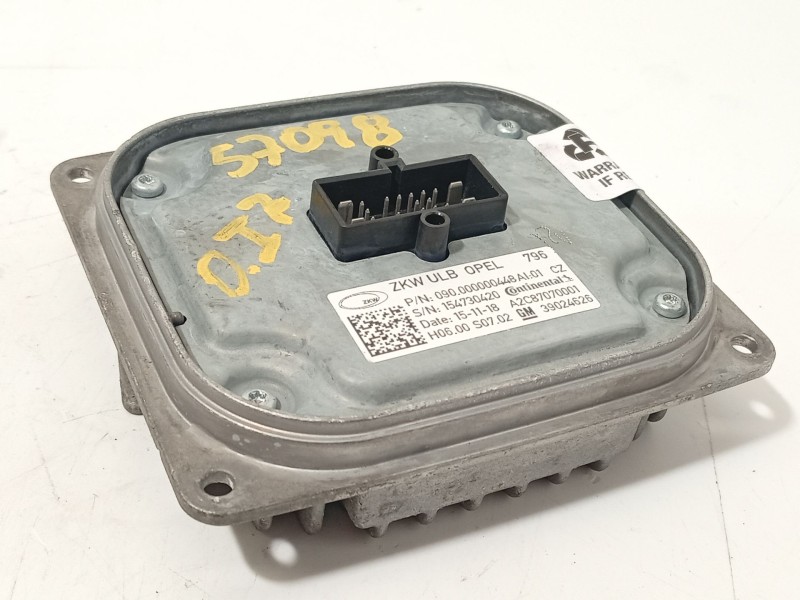 Recambio de centralita led izquierda para opel astra k (b16) 1.6 cdti (68) referencia OEM IAM 39024626  A2C87070001