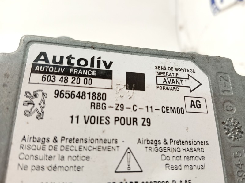 Recambio de centralita airbag para peugeot 607 (9d, 9u) 2.7 hdi 24v referencia OEM IAM 9656481880  603482000