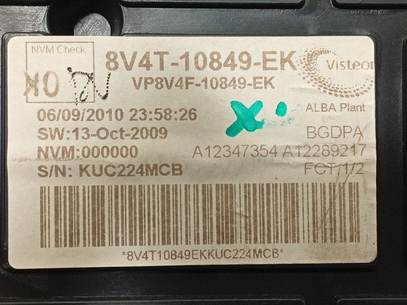 Recambio de cuadro instrumentos para ford focus ii (da_, hcp, dp) 1.6 referencia OEM IAM 8V4T10849EK 1688127 