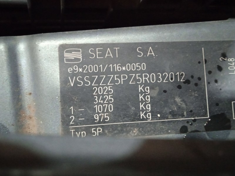 seat altea (5p1) del año 2004