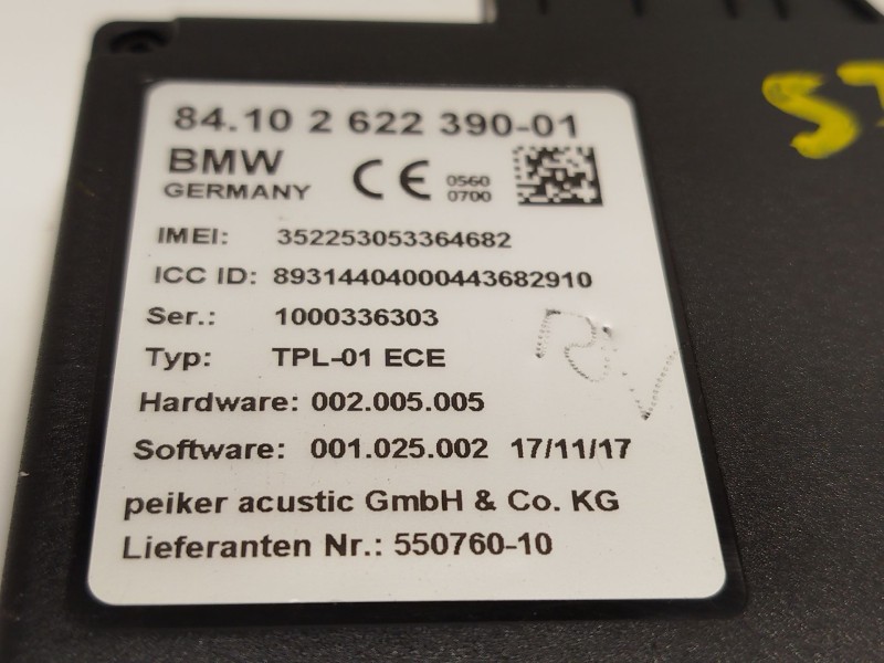 Recambio de modulo electronico para mini mini (f55) one d referencia OEM IAM 84102622390  