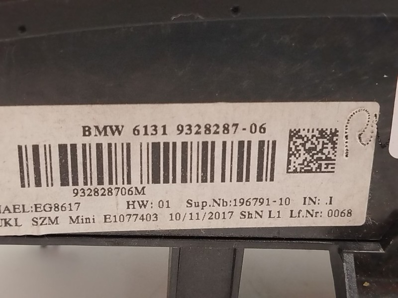 Recambio de mando multifuncion para mini mini (f55) one d referencia OEM IAM 61319328287  9328287