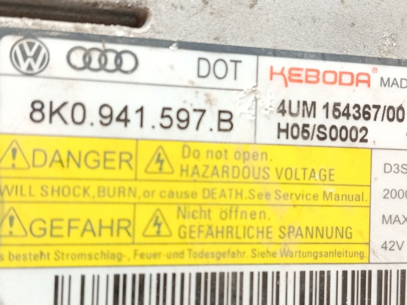 Recambio de centralita faros xenon para volkswagen passat b7 variant (365) 2.0 tdi referencia OEM IAM 8K0941597B  