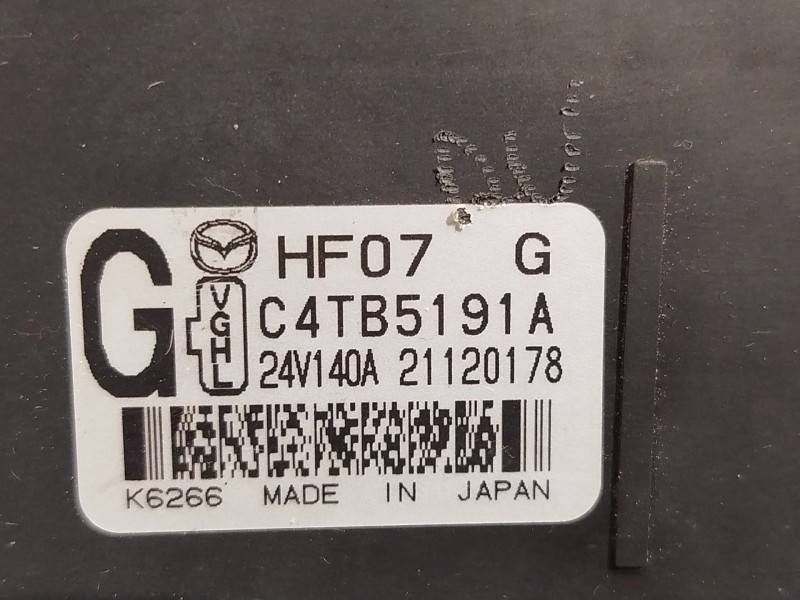 Recambio de alternador para mazda 3 hatchback (bp) skyactiv-x m hybrid referencia OEM IAM HF0718F00D  C4TB5191A