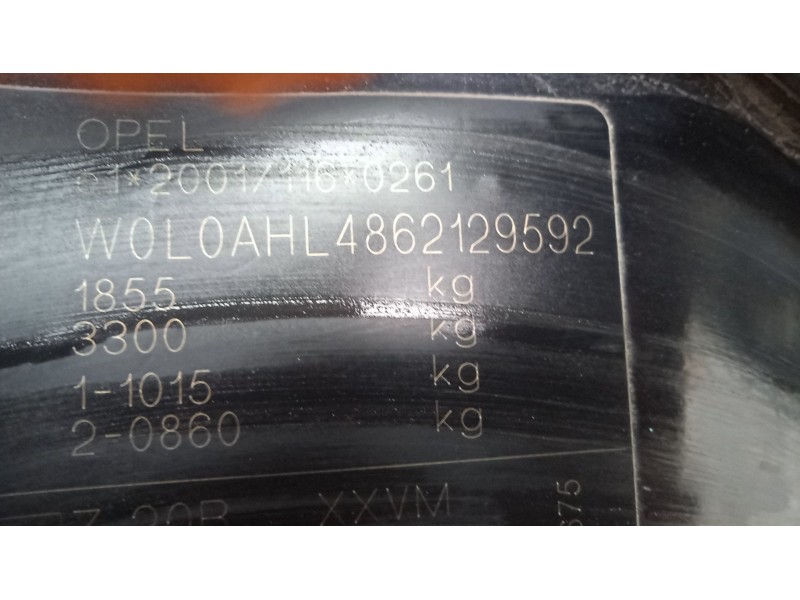 opel astra h (a04) del año 2007