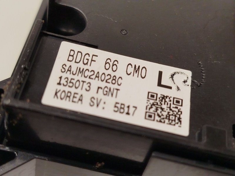 Recambio de mando multifuncion para mazda 3 hatchback (bp) skyactiv-x m hybrid referencia OEM IAM BDGF66CM0 BDGF66EP0A 