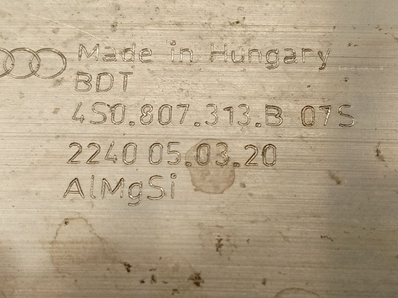 Recambio de refuerzo paragolpes trasero para audi r8 (4s3, 4sp) 5.2 fsi quattro referencia OEM IAM 4S0807313B  