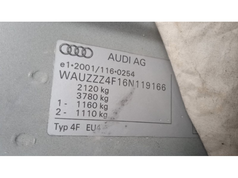 audi a6 c6 (4f2) del año 2006