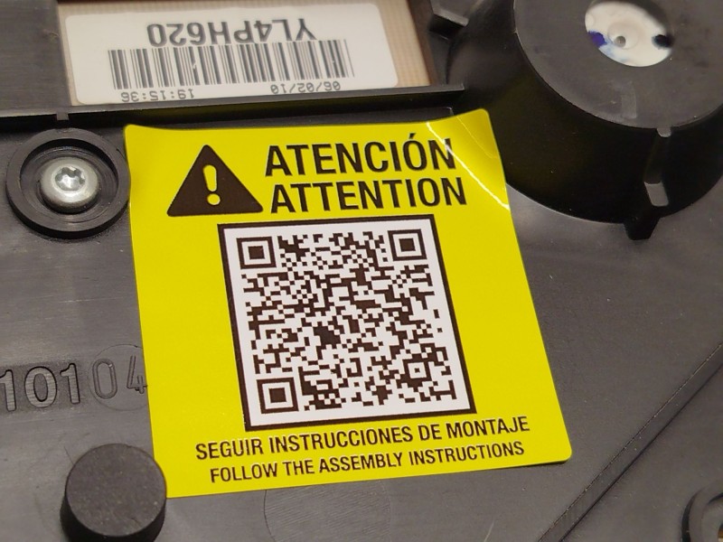 Recambio de cuadro instrumentos para peugeot partner furgoneta/monovolumen 1.6 hdi 16v referencia OEM IAM 6103JY 9801642280 