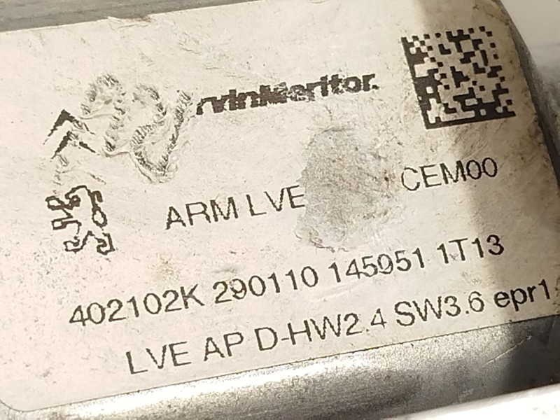 Recambio de elevalunas delantero derecho para peugeot partner furgoneta/monovolumen 1.6 hdi 16v referencia OEM IAM 9672946580  4