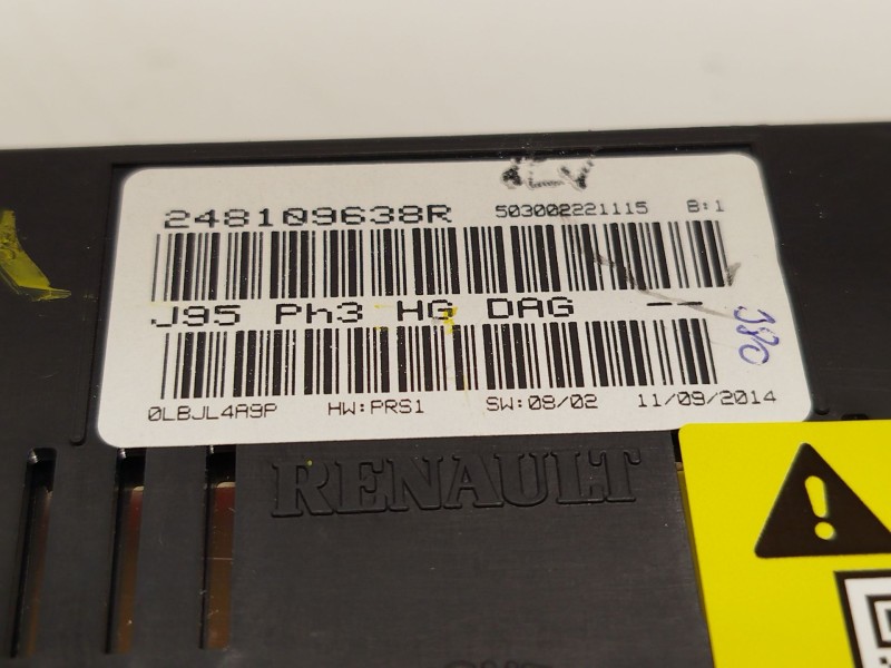 Recambio de cuadro instrumentos para renault scénic iii (jz0/1_) 1.2 tce referencia OEM IAM 248109638R  503002221115