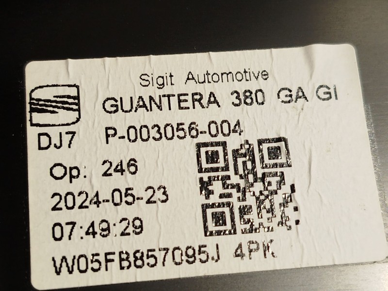 Recambio de guantera para seat leon (kl1, klg) 1.0 tsi mild hybrid referencia OEM IAM 5FB857095J 5FB857095J4PK 