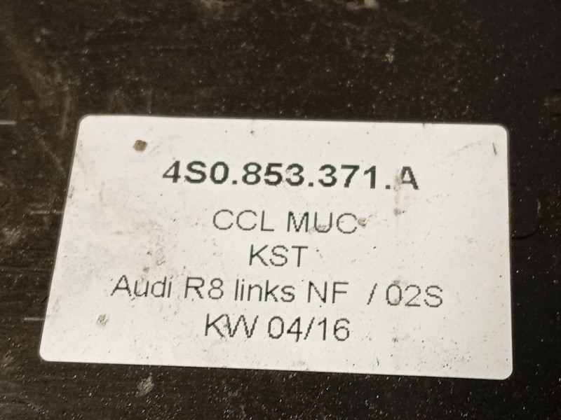Recambio de moldura para audi r8 (4s3, 4sp) 5.2 fsi quattro referencia OEM IAM 4S0853371A  