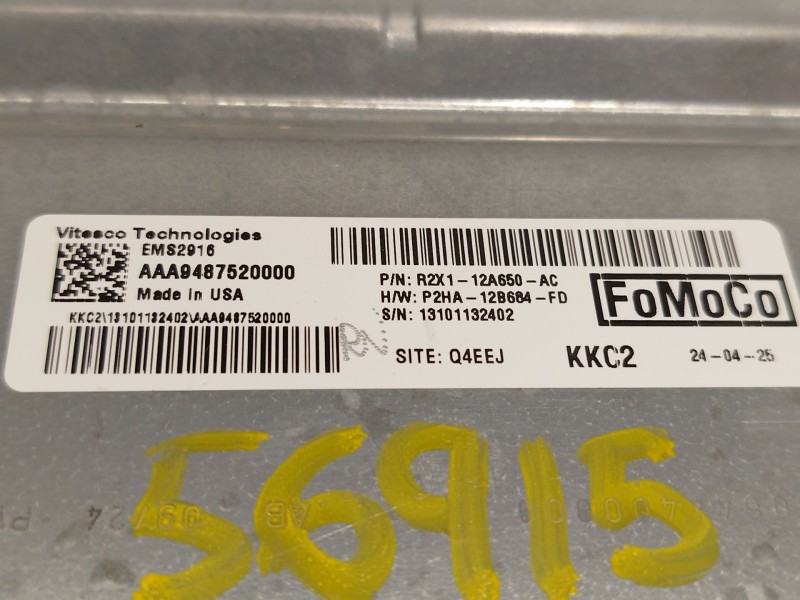 Recambio de centralita motor uce para ford tourneo courier 1.0 ecoboost referencia OEM IAM R2X112A650AC  AAA9487520000