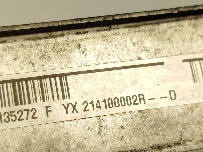 Recambio de radiador agua para renault scénic iii (jz0/1_) 1.2 tce referencia OEM IAM 214100002R  