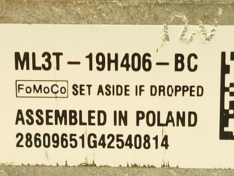 Recambio de modulo electronico para ford tourneo courier 1.0 ecoboost referencia OEM IAM ML3T19H406BC 2498675 