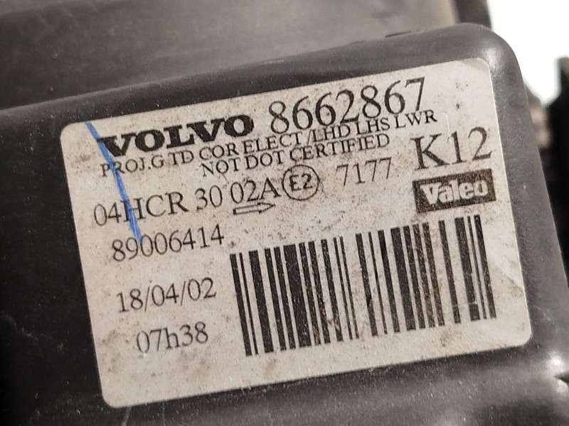Recambio de faro izquierdo para volvo s80 i (184) 2.5 tdi referencia OEM IAM 8662867  89006414