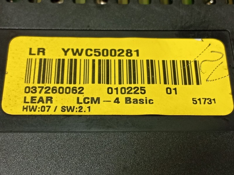 Recambio de modulo electronico para land rover range rover iii (l322) 3.0 d 4x4 referencia OEM IAM YWC500281  