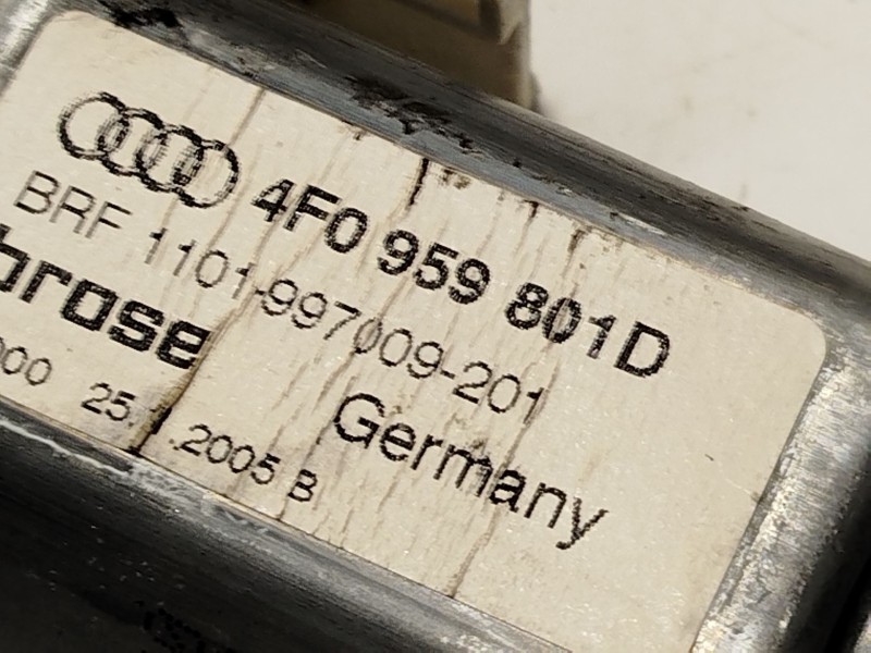 Recambio de elevalunas delantero izquierdo para audi a6 c6 (4f2) 2.0 tdi referencia OEM IAM 4F0837461C 4F0959801D 