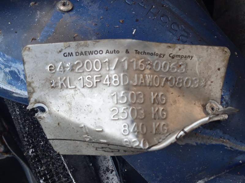 chevrolet aveo / kalos hatchback (t250, t255) del año 2010