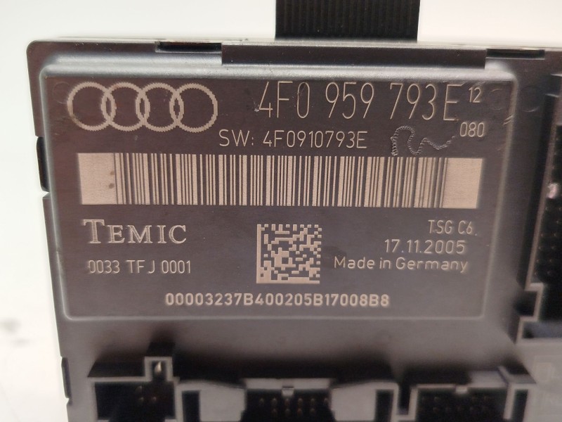 Recambio de centralita confort para audi a6 c6 (4f2) 2.0 tdi referencia OEM IAM 4F0959793E  