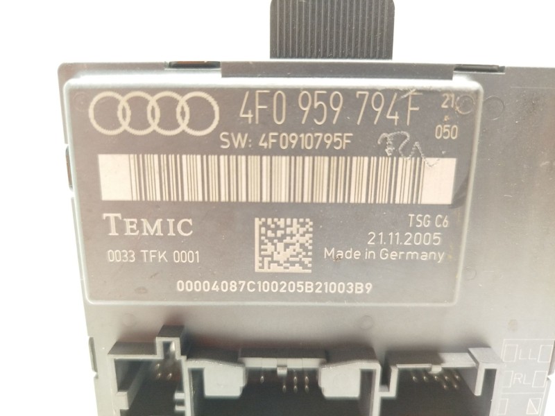 Recambio de centralita confort para audi a6 c6 (4f2) 2.0 tdi referencia OEM IAM 4F0959794F  