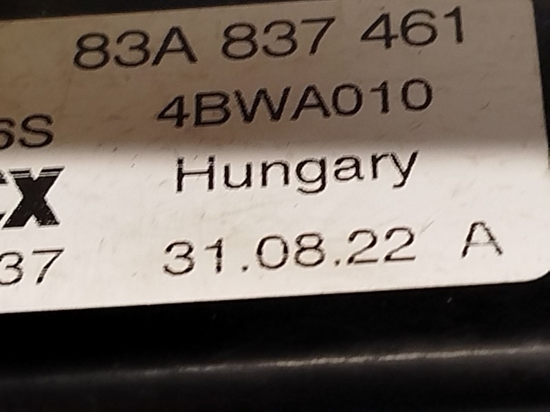 Recambio de elevalunas delantero izquierdo para audi q3 sportback (f3n) 35 tdi referencia OEM IAM 83A837461 5Q0959802C 