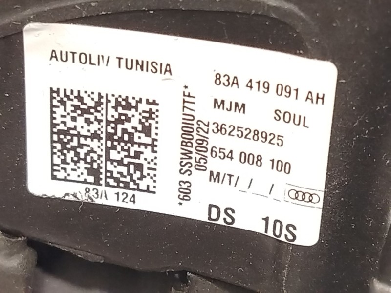 Recambio de volante para audi q3 sportback (f3n) 35 tdi referencia OEM IAM 83A419091AH 83A419091AHMJM 