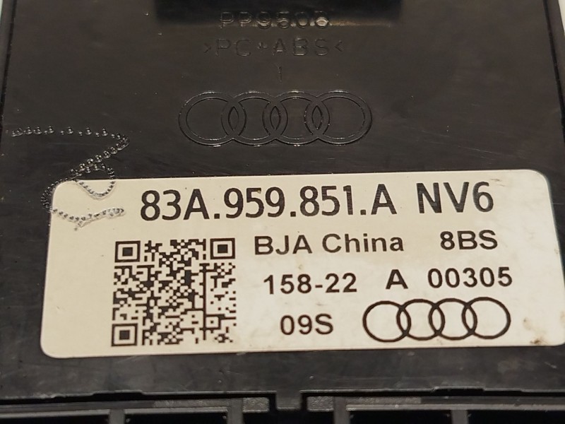 Recambio de mando elevalunas delantero izquierdo para audi q3 sportback (f3n) 35 tdi referencia OEM IAM 83A959851A 83A959851ANV6