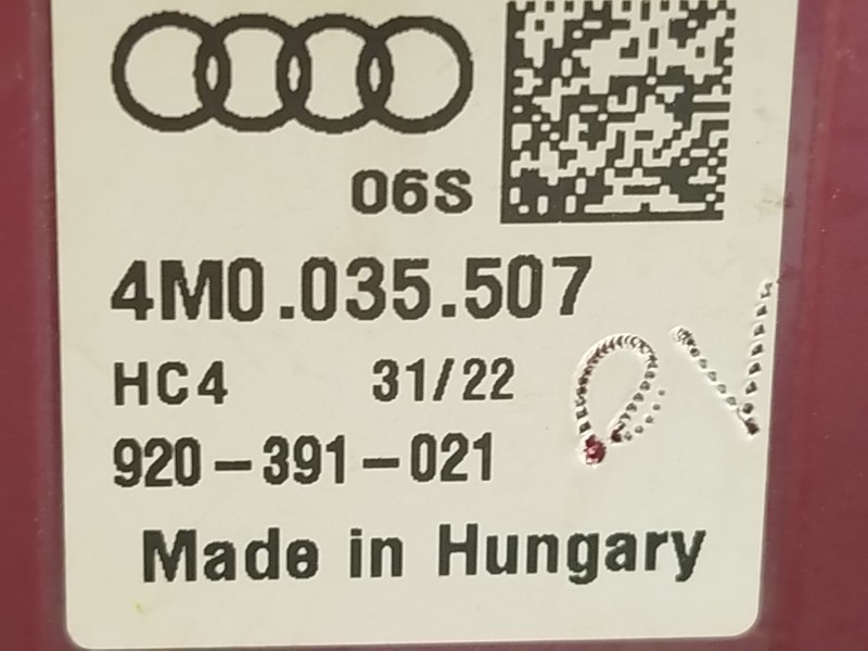 Recambio de antena para audi q3 sportback (f3n) 35 tdi referencia OEM IAM 4M0035507  